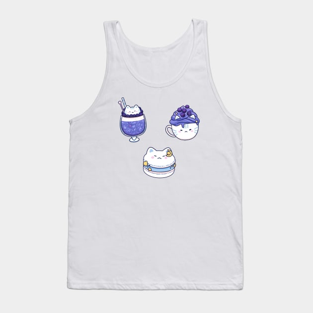 Biru Berry Tank Top by Leenh